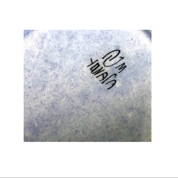 Blue Bird Pottery Plate Vintage, Toñala Pottery - Picture 7 of 8